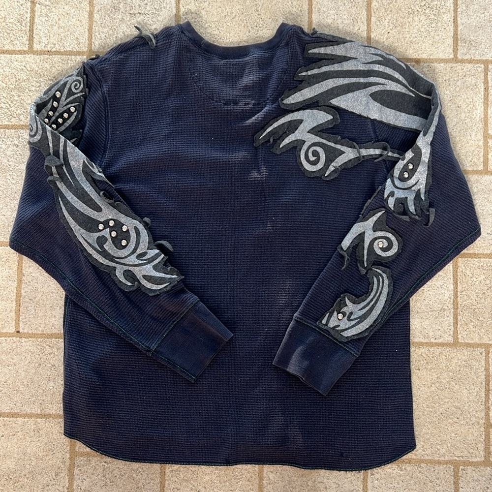 LA Kings X Slayer GAP Thermal Shirt Men XL EUC - Picture 3 of 12